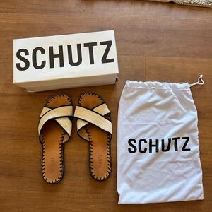Schutz Alita Flat Sandals